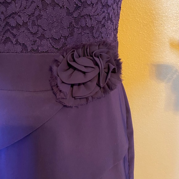 Connected Apparel Knee Length Purple Dress Size 10 - Picture 4 of 4